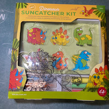 Load image into Gallery viewer, IsGift Make Your Own Dinosaur Suncatcher Kit ** IMPerfect **
