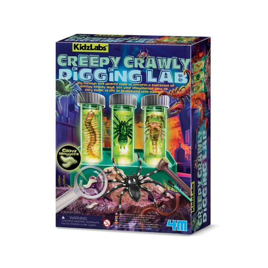 4M KidzLabs Glow Creepy Crawly Digging Lab