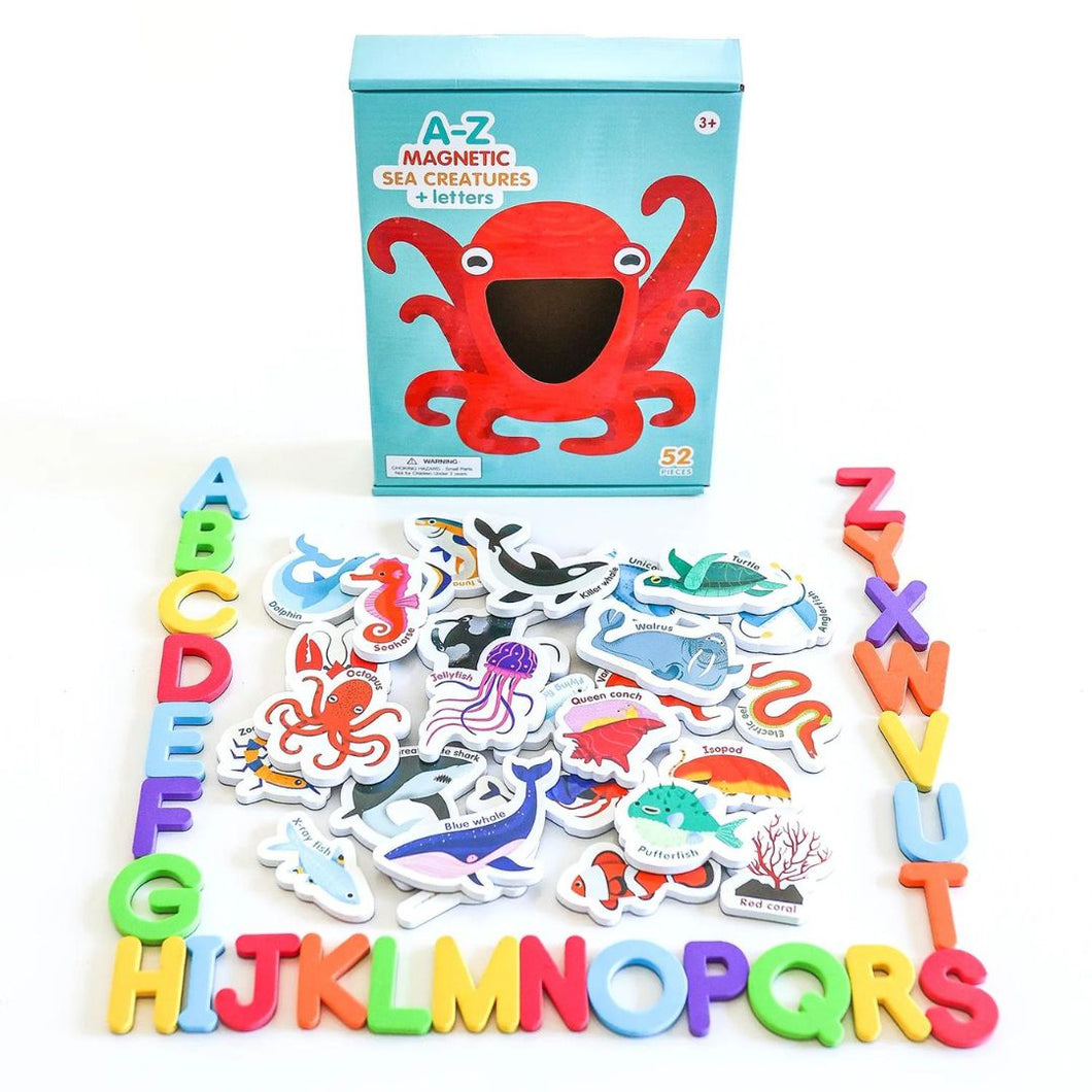 Curious Columbus Magnetic Sea Creatures & Letters