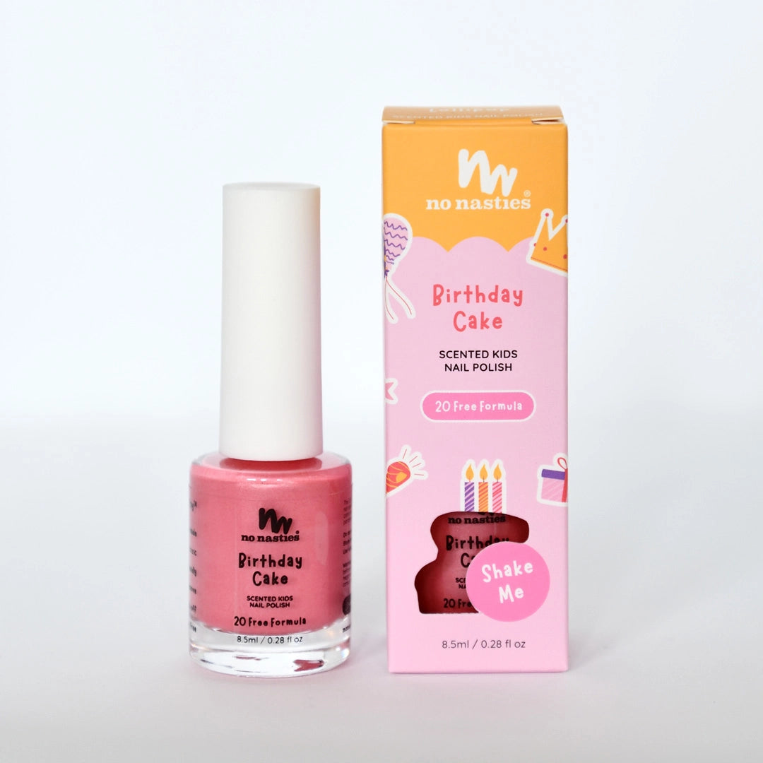 No Nasties Kids Water Based Scented Scratch Off Kids Nail Polish (Assorted)