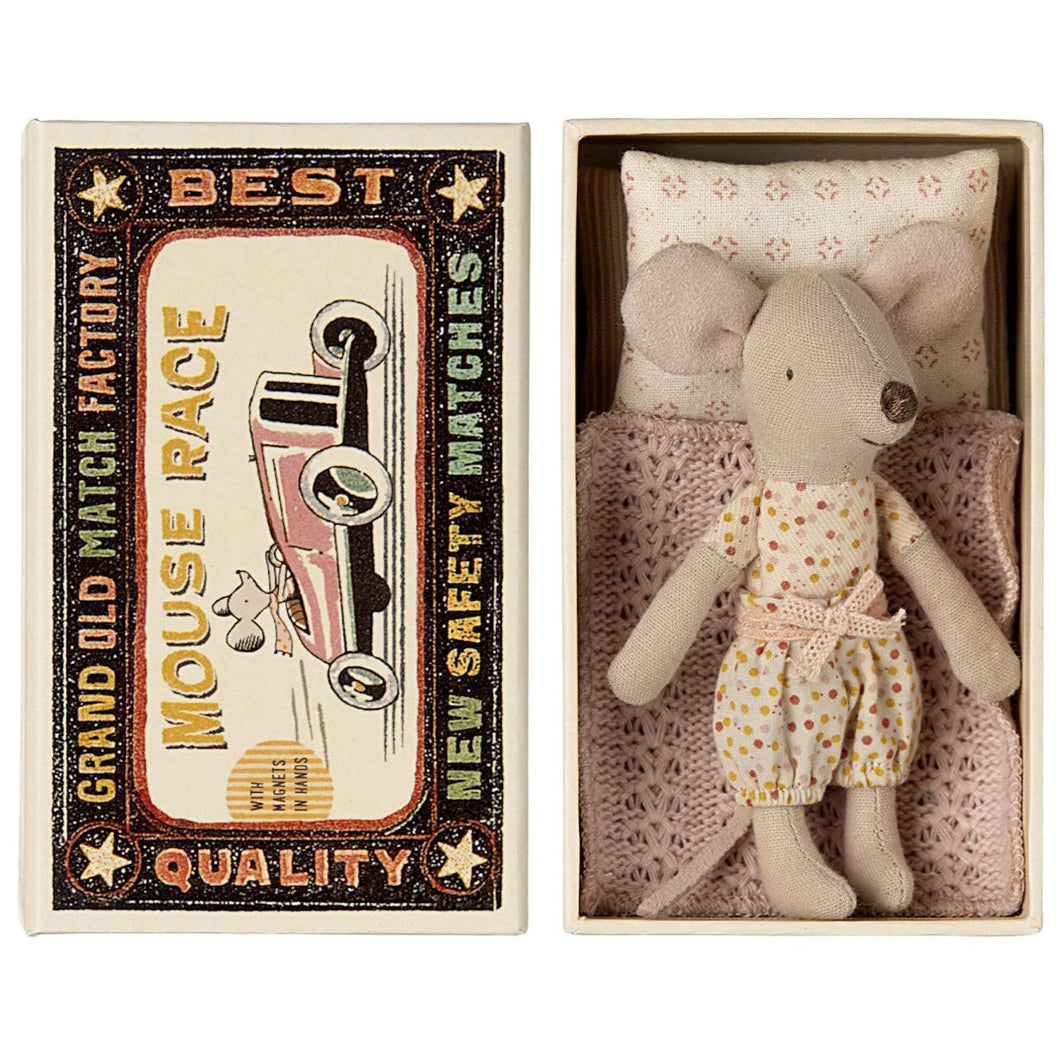 Maileg Little Sister Mouse in Matchbox 2024