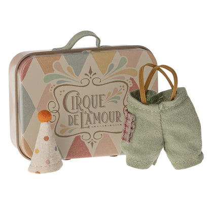 Maileg Clown Clothes in Suitcase
