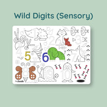 Load image into Gallery viewer, HeyDoodle Sensory Mat - Wild Digits
