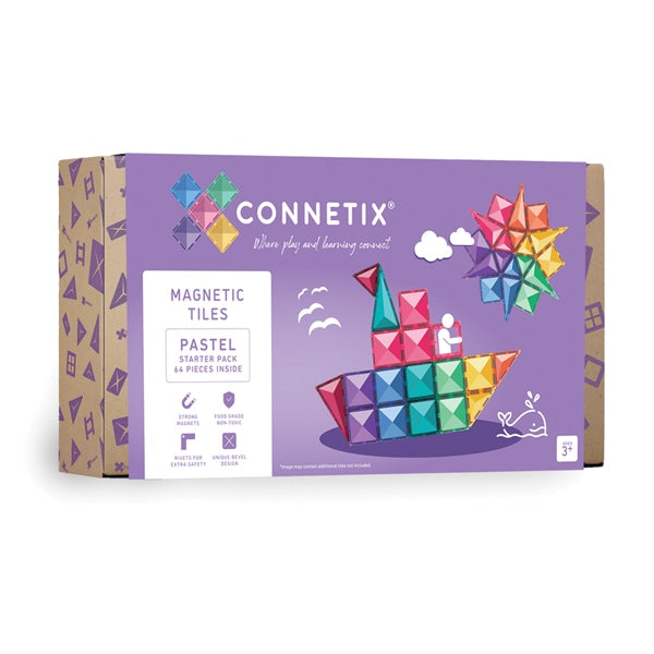 Connetix Pastel 64pc Starter Pack