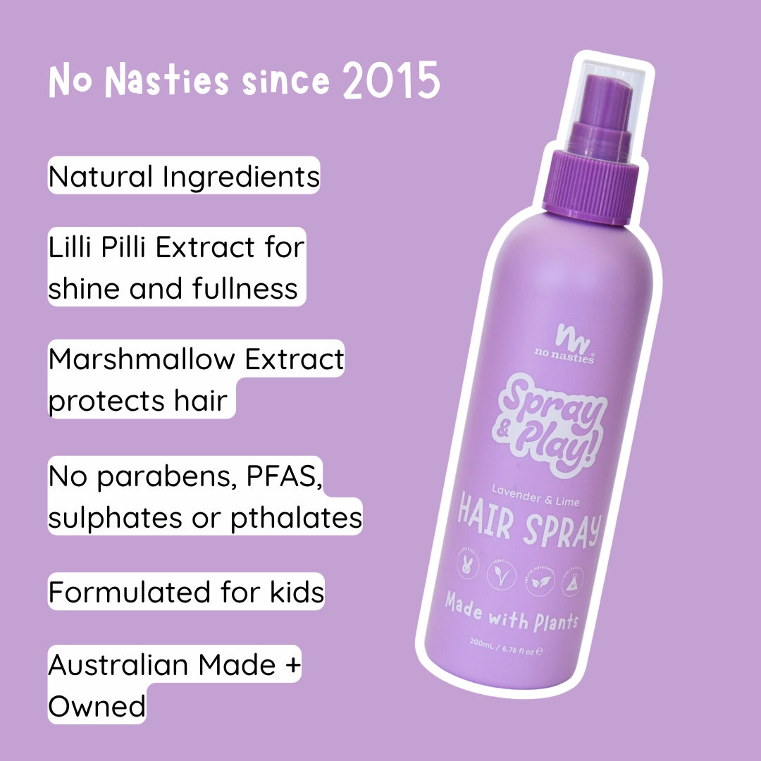 No Nasties Kids Natural Alcohol Free Hair Spray