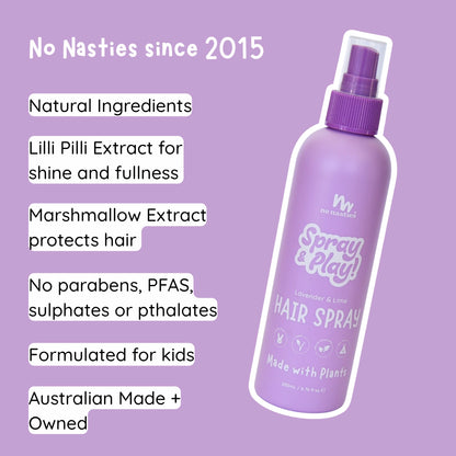 No Nasties Kids Natural Alcohol Free Hair Spray