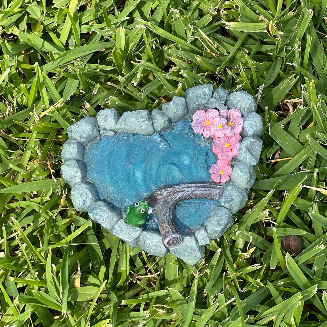 Fairy Garden Heart Pond