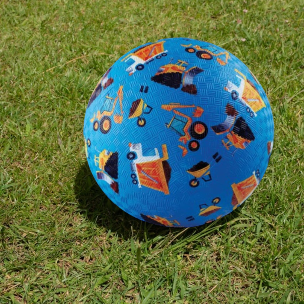 Crocodile Creek Playground Ball - Construction Blue