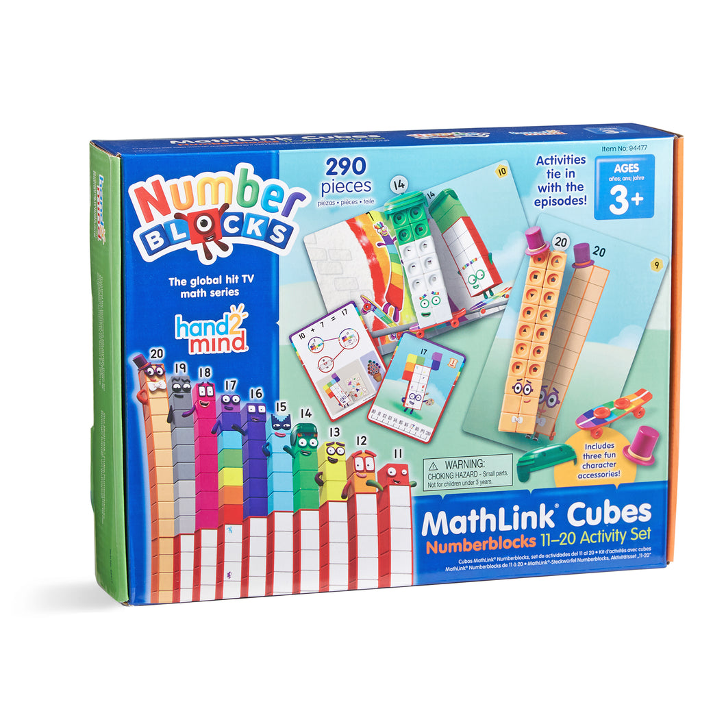 NUMBERBLOCKS® MathLink® Cubes 11-20 Activity Set