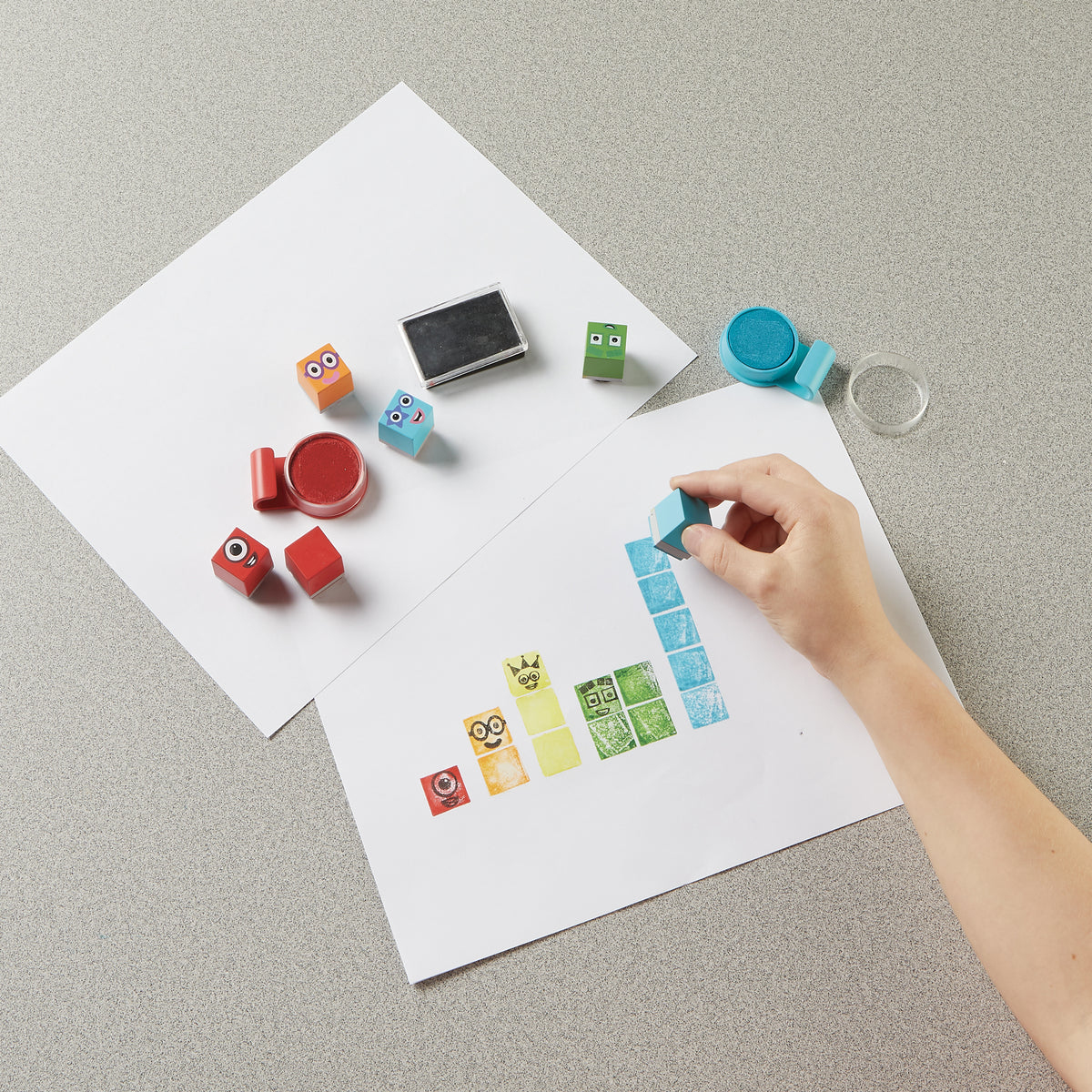 NUMBERBLOCKS® Stampoline Park - Stamp Activity Set