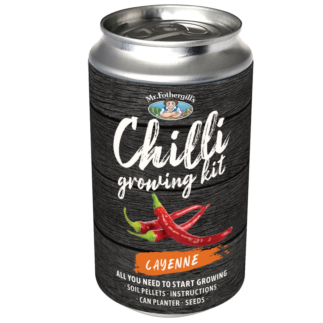 Mr Fothergill's Chilli Can Grow Kit - Hot Cayenne