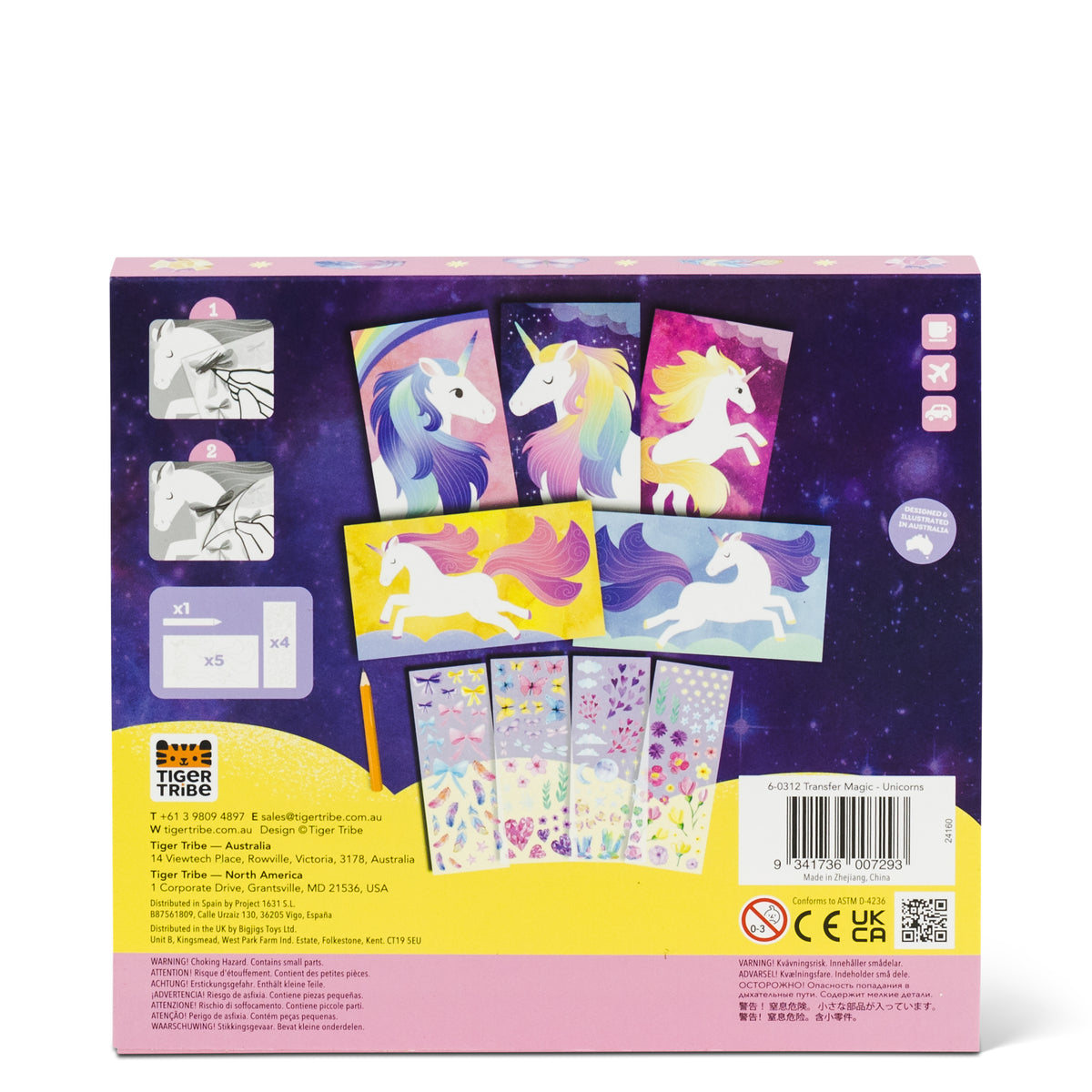 Tiger Tribe Mini Transfer Magic - Unicorns