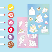 Load image into Gallery viewer, Tiger Tribe Scented Stacks Of Stickers - Dreamy Desserts
