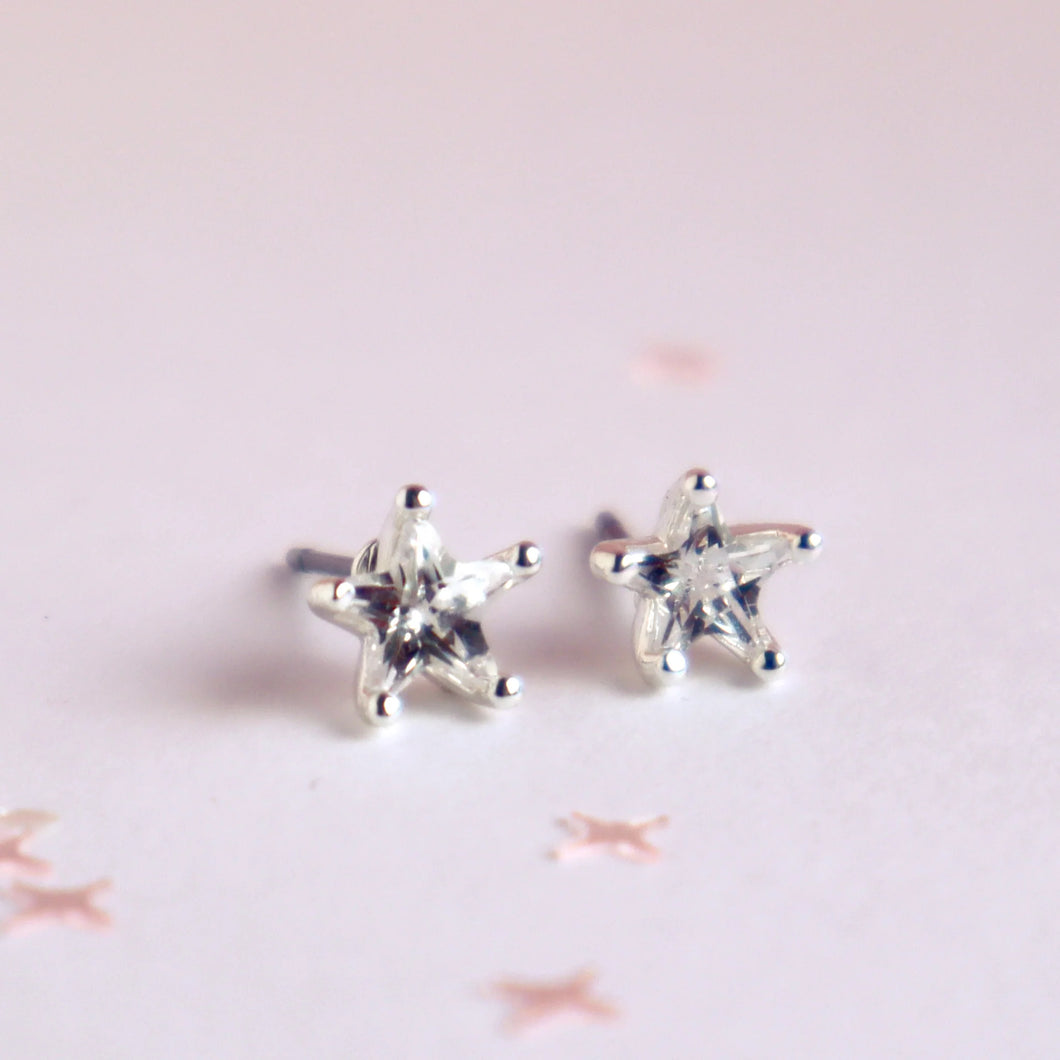 Lauren Hinkley Crystal Shining Star Earrings (Boxed)