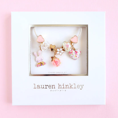 Lauren Hinkley Petite Fleur BunBun charm bracelet