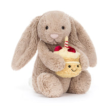Load image into Gallery viewer, Jellycat Bashful Beige Bunny 'Birthday' Original
