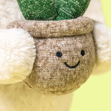 Load image into Gallery viewer, Jellycat Bashful Cream Bunny With Plant (Medium)
