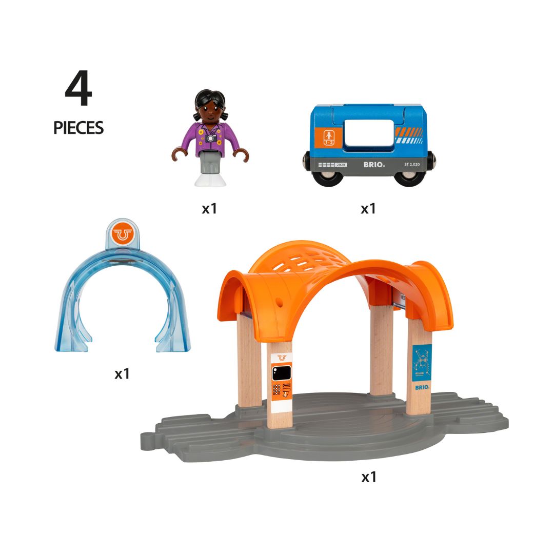 BRIO 4pc Smart Tech Action Tunnel Station