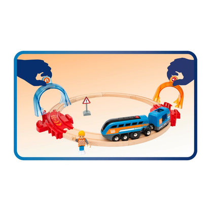 BRIO 14pc Smart Tech Action Tunnel Circle Set
