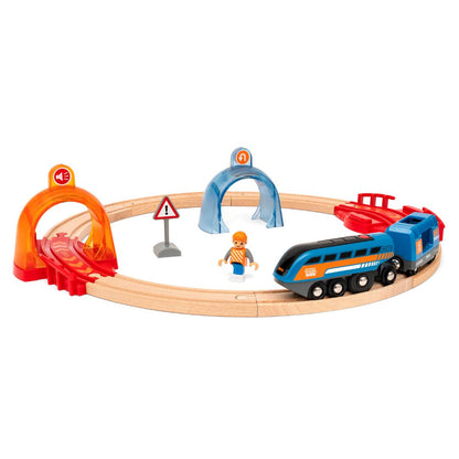 BRIO 14pc Smart Tech Action Tunnel Circle Set