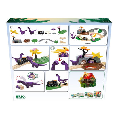 BRIO 21pc Dinosaur Adventure Set