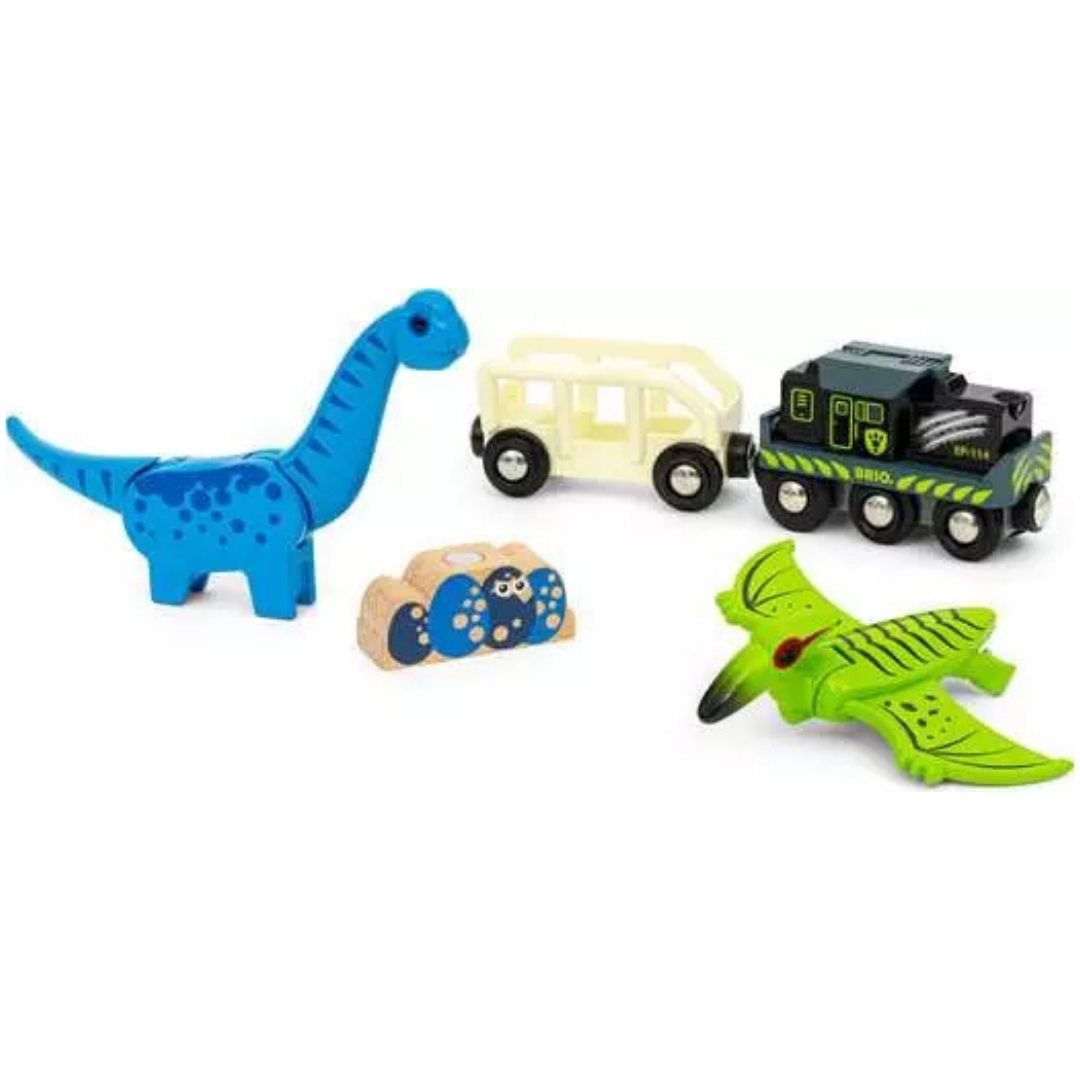 BRIO 5pc Dinosaur Battery Train Set