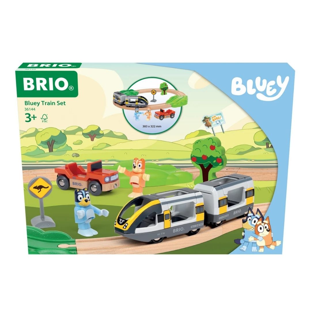 BRIO 15pc Bluey Train Set