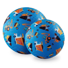 Load image into Gallery viewer, Crocodile Creek Playground Ball - Construction Blue
