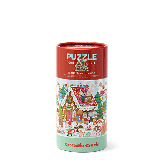 Crocodile Creek Holographic 100pc - Gingerbread House