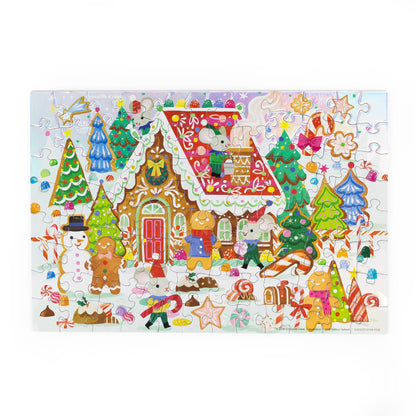 Crocodile Creek Holographic 100pc - Gingerbread House