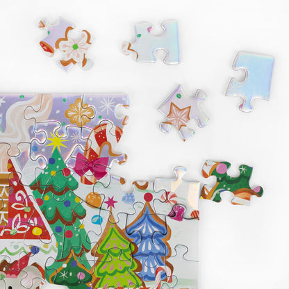 Crocodile Creek Holographic 100pc - Gingerbread House