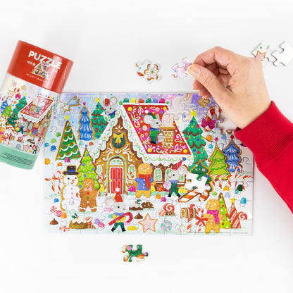 Crocodile Creek Holographic 100pc - Gingerbread House