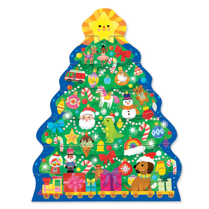 Crocodile Creek Classic Floor Puzzle 24pc - Christmas Tree