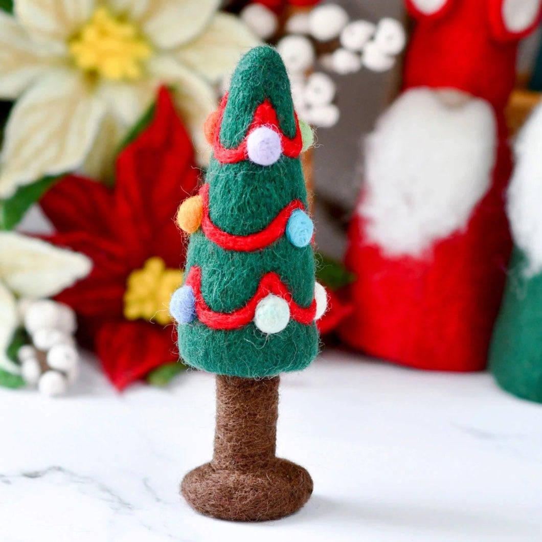 Tara Treasures Felt Christmas Tree with Colourful Dots
