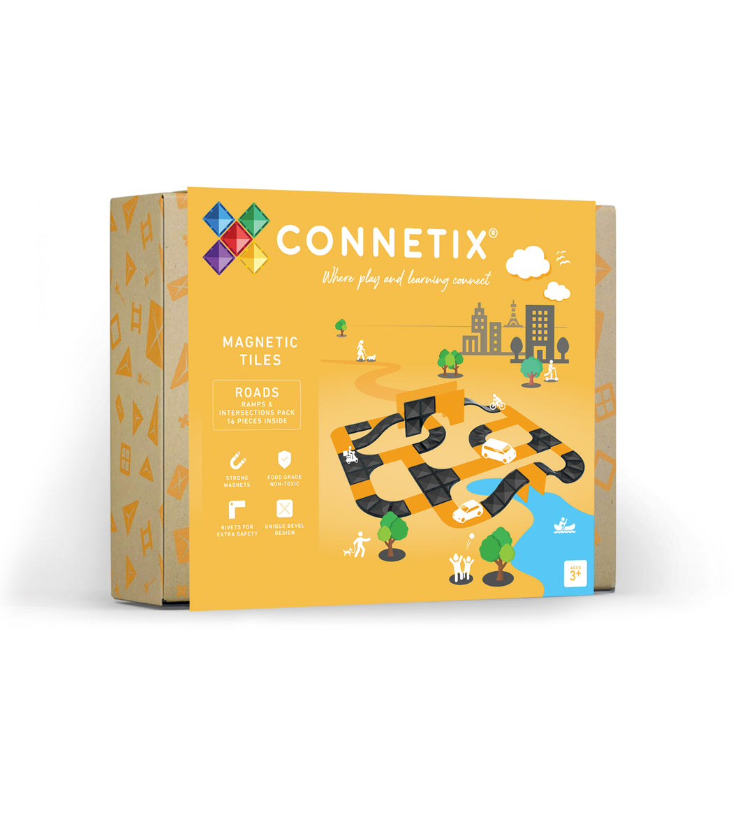 Connetix 16pc Ramps & Intersections Pack