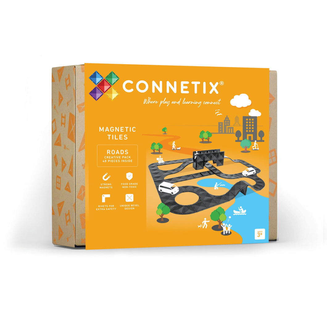 Connetix 48pc Creative Roads Pack