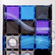 Load image into Gallery viewer, Connetix 61pc Ball Run Glitter Galaxy Pack
