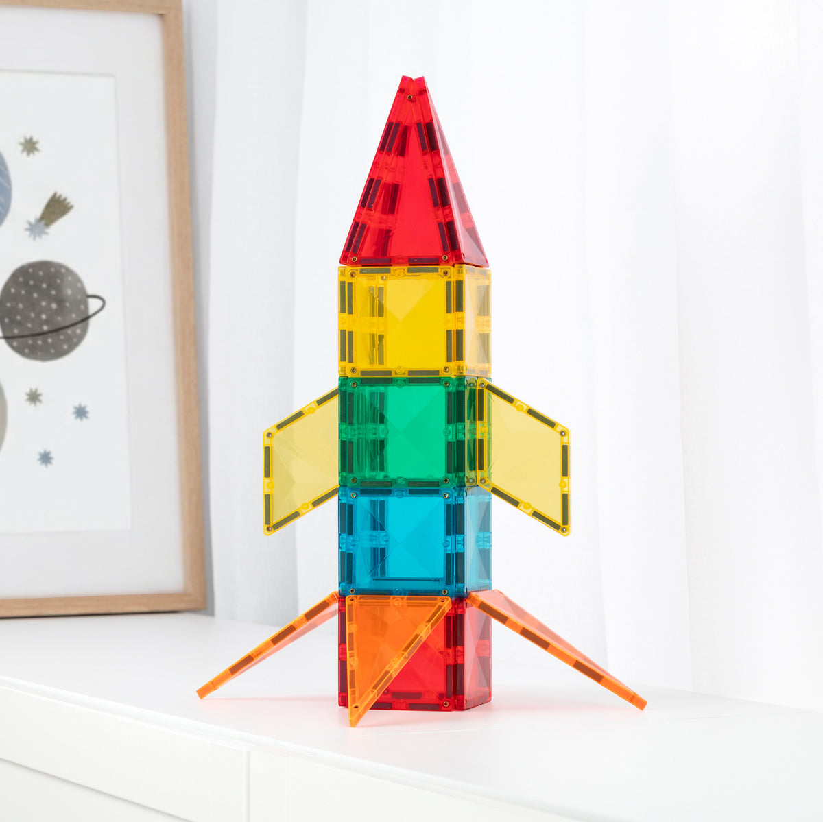 Connetix 30pc Light Rocket Pack