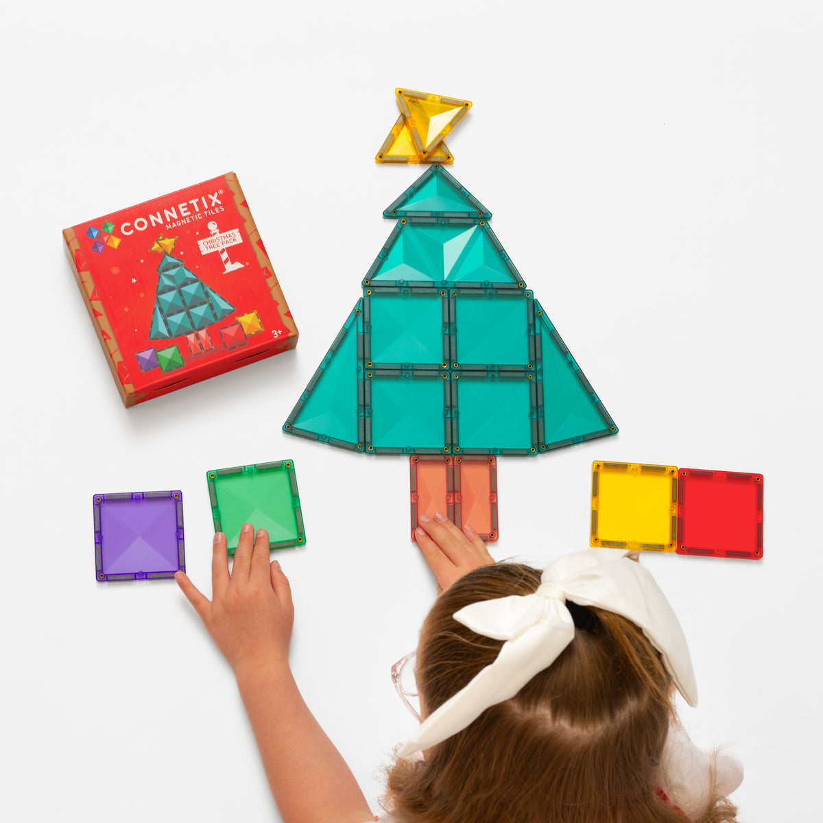 Connetix 16pc Christmas Tree Pack