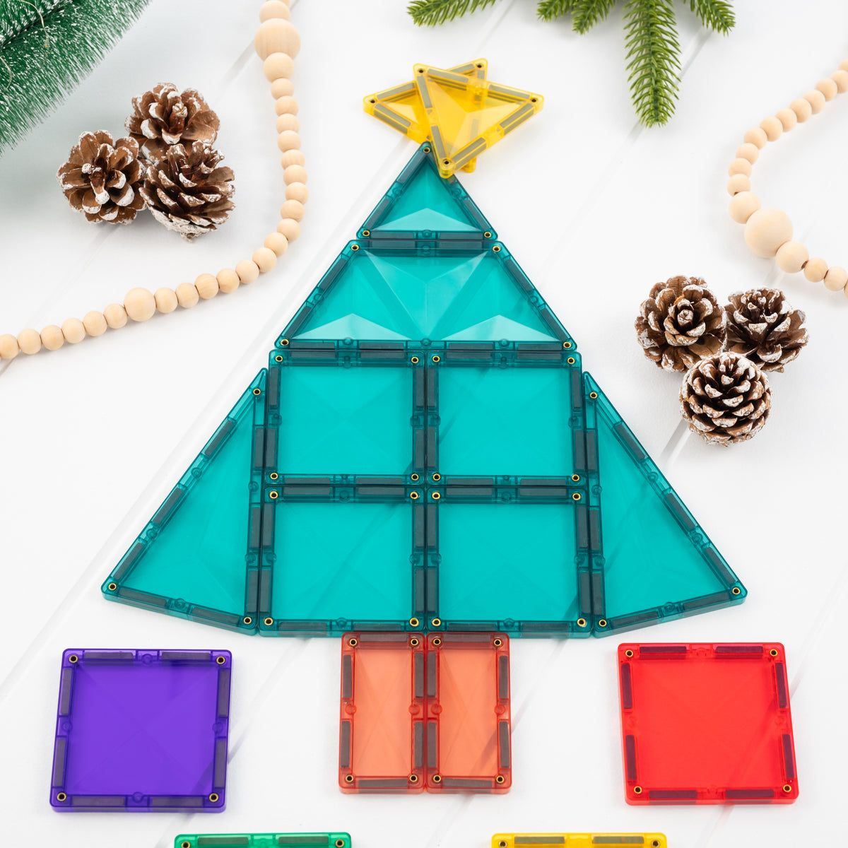 Connetix 16pc Christmas Tree Pack