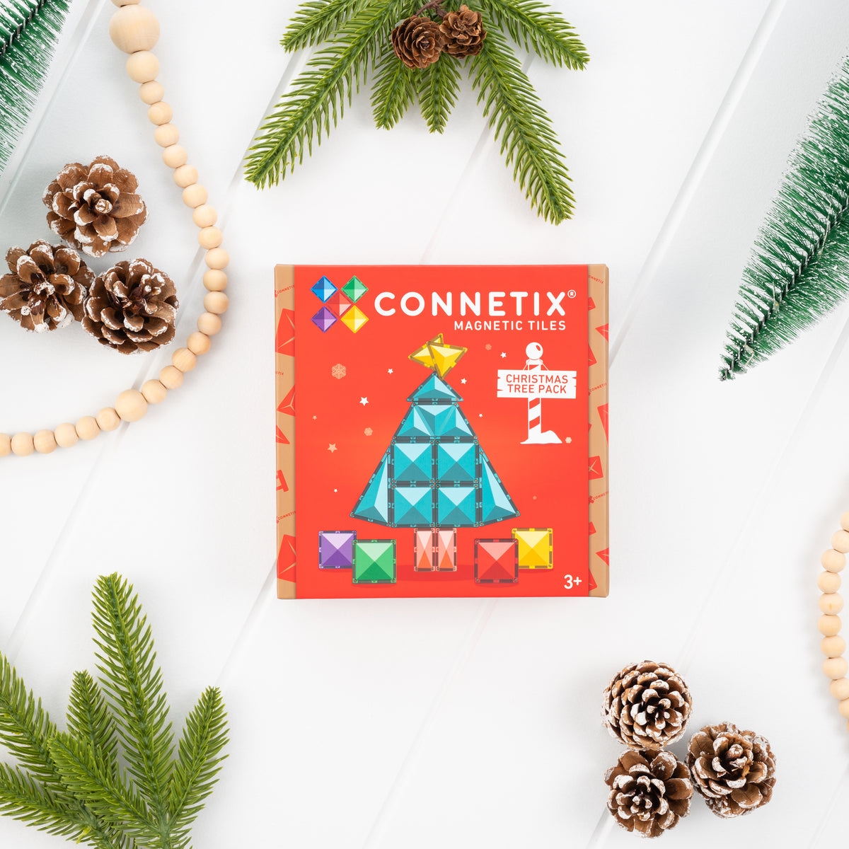 Connetix 16pc Christmas Tree Pack