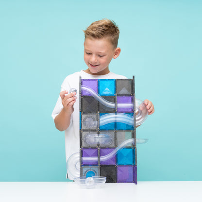 Connetix 61pc Ball Run Glitter Galaxy Pack