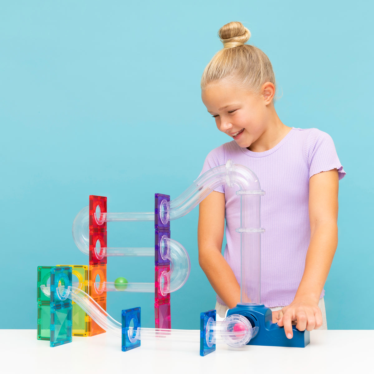 Connetix 47pc Ball Run Launcher Pack