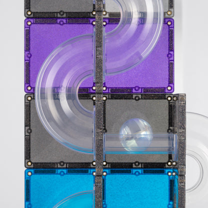 Connetix 61pc Ball Run Glitter Galaxy Pack