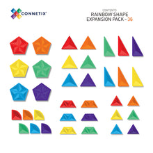 Load image into Gallery viewer, Connetix Rainbow 36pc Shape Expansion Pack
