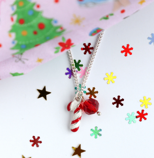 Lauren Hinkley Christmas Candy Cane Necklace