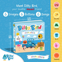 Load image into Gallery viewer, Ditty Bird Colour Songs Board Book
