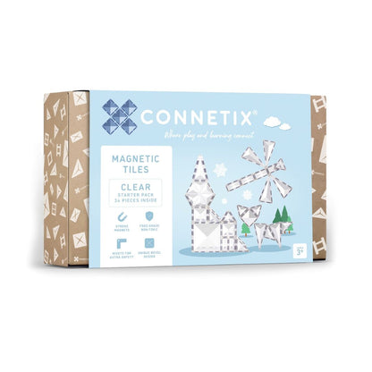 Connetix Clear 34pc Starter Pack