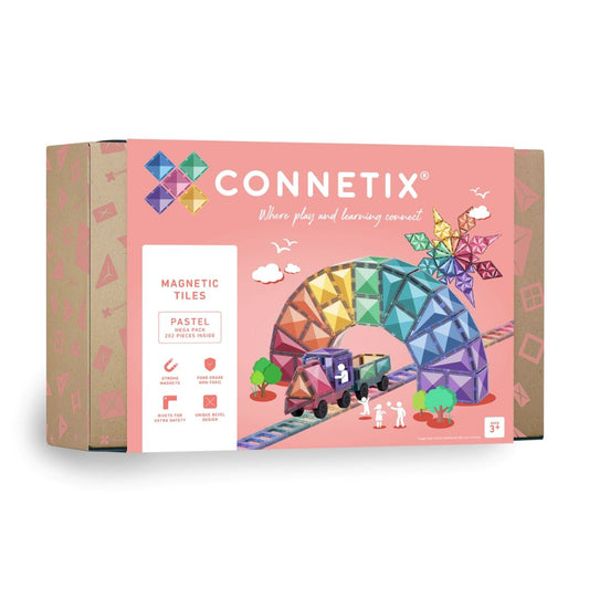 Connetix Pastel 202pc Mega Pack