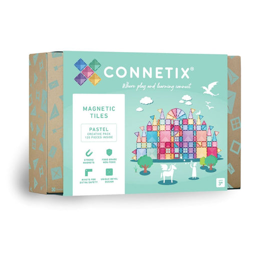 Connetix Pastel 120pc Creative Pack